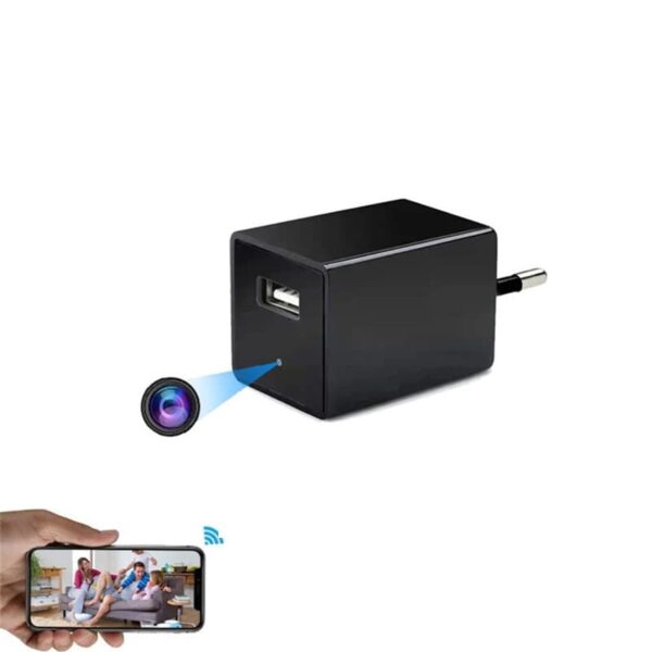 Wi-fi Spy Hidden Charger Camera USB Wall Charger Adapter (V380 PRO APP) - Image 3
