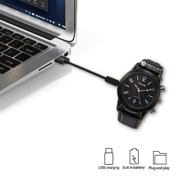 SPY CAMER Ultra HD IR Night Vision Waterproof Watch DVR HD Hidden 1080P Camera with 2 Hours Battery Backup and 32 GB Memory Card - Image 3