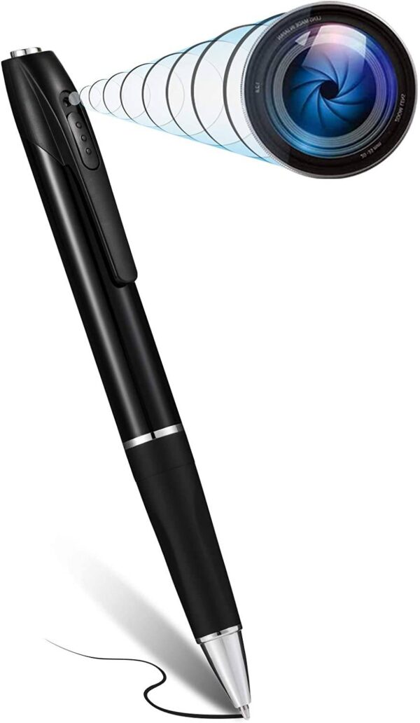Pen 1080p Camera Full HD, Loop Recording Audio and Video Recorder, - Wireless Portable Pen Security Cam with Ultra HD Lens