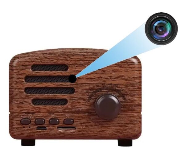 4K Spy WiFi Bluetooth Speaker Full HD 1080P Audio Video Recorder for Home and Office FM Radio with Inbuilt 32GB SD Card